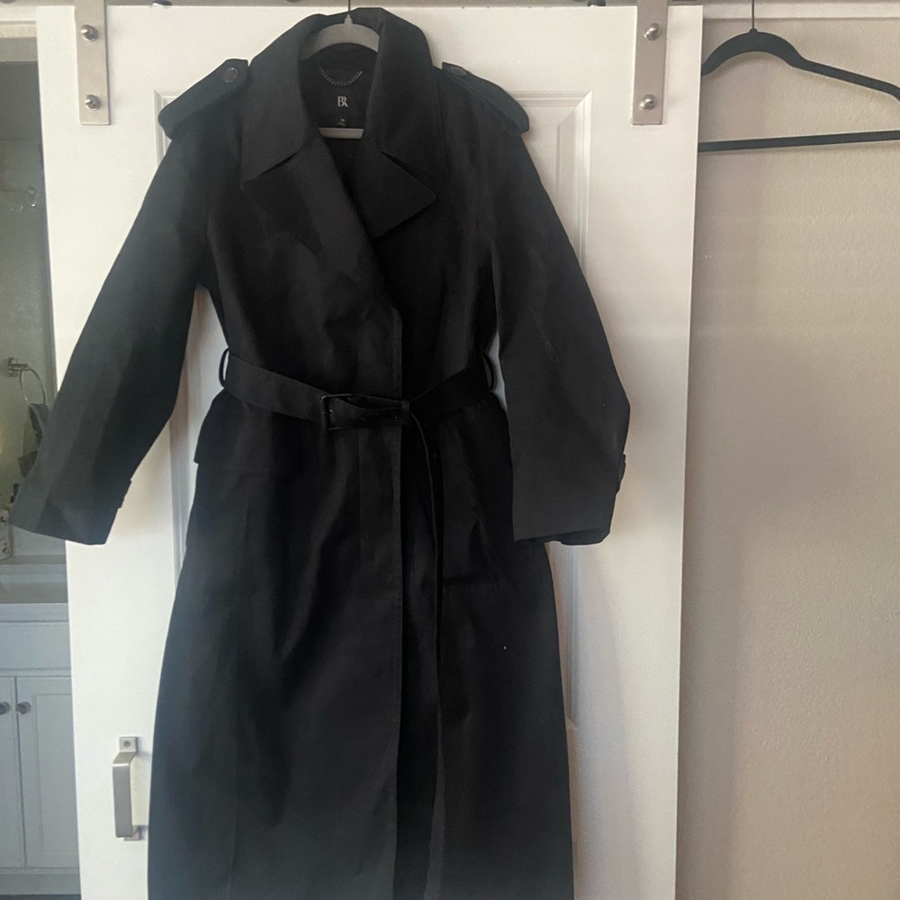 Banana Republic Black trench